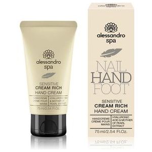 Alessandro Spa Rich Sensitive Handcrème, 75 ml