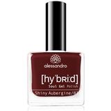 Alessandro Hybrid Nagellak, Shiny Aubergine, 8 ml