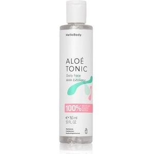 HelloBody Aloé Tonic Daily Face AHA Exfoliator Toner, 150 ml