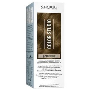 Clairol Color Studio Permanente Color Creme Haarkleur, Dunkelblond 6/0, 1 st