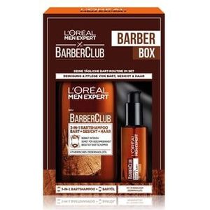L'Oréal Men Expert - Barber Club - Baardverzorgingsset - 200 ml Baardshampoo en 30 ml Baardolie