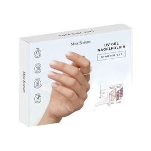 Miss Sophie UV Gel Wraps Starter Set UV (Rosewood Love UV & Iced Coffee UV) Nagelsticker, 1 st