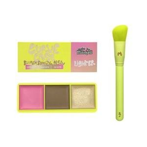 Made By Mitchell Mini Curve Cases Blursh, Bronze, Glow Make-up Palette, Lighter, 1 st