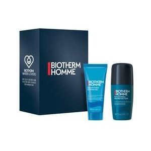 Biotherm - Homme Day Control 48H Set - Persoonlijke Verzorgingsset - Deo Roll-On en Aquafitness Douchegel - 1 st