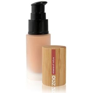 ZAO Bamboo Vloeibare foundation, Nr. 702 - Apricot, 30 ml