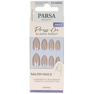 Parsa Beauty Press on-Kunstnägel, Glazed Donut, 24 Stk. Kunstnagels, 24 st