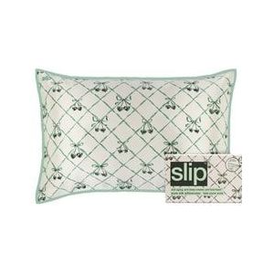 Slip Pure Silk Queen Pillowcase with Lace Trim - Wintergreen Kussen, 1 st