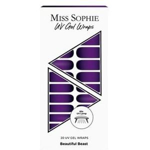 Miss Sophie UV Gel Wraps Beautiful Beast UV Nagelsticker, 1 st