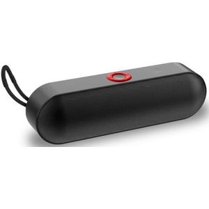 Draagbare bluetooth speaker - zwart - compact 19 cm