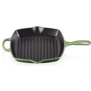 Le Creuset Skillet Vierkante Grill - Ø 26 cm - Bamboo