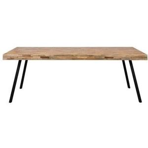 MOOS Tygo Eettafel - 220 x 100 cm - Bruin