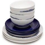 SERAX - Ottolenghi - Feast Serviesset 12-delig - Wit/Blauw