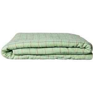 HKliving Checkered Sherpa Plaid 130 x 170 cm - Mint