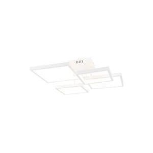 QAZQA lejo - Design LED Dimbare Plafondlamp met Dimmer - 4 lichts - L 52.5 cm - Wit - Woonkamers-sSlaapkamers-sKeuken