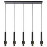 Lucide MARGARY Hanglamp 5xGeïntegreerde LED - Zwart