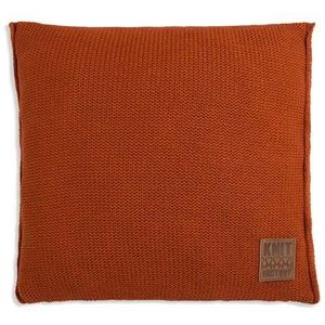 Knit Factory Uni Sierkussen - Terra - 50x50 cm