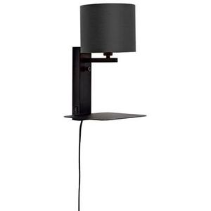 It's About RoMi Wandlamp Florence - Zwart/Zwart - 24x22x42cm - Binnen Modern,Scandinavisch