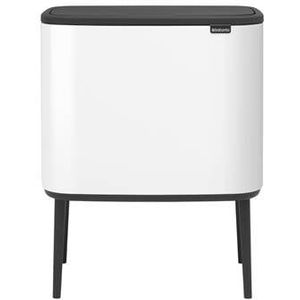 Brabantia Bo Touch Bin Afvalemmer 3 x 11 L - Wit