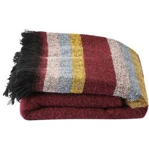 HKliving x Doris Plaid 130 x 150 cm - Burgundy