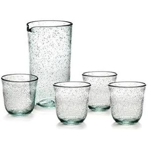 SERAX - Pascale Naessens - Pure Glassware Karaf incl. 4 Glazen - Glas