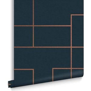 Graham & Brown | Vliesbehang - Primo Navy - Blauw