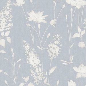 Laura Ashley Vliesbehangs-sDragonfly Garden Chalk Blue - 10mx52cm