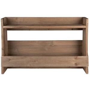 Clayre & Eef Wandrek 60x12x42 cm Bruin Hout Muurrek