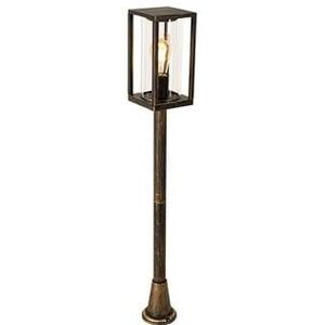 QAZQA Vintage staande buitenlamp antiek goud 100 cm IP44 - Charlois