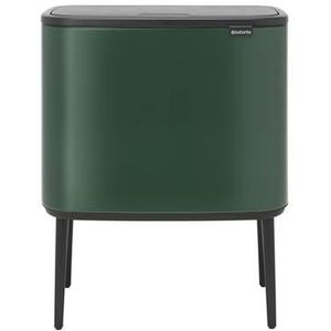 Brabantia Bo Touch Bin Afvalemmer 3 x 11 L - Pine Green