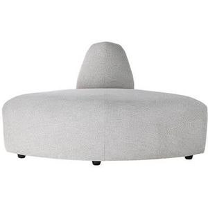 HKliving Jax Bank Element - Hoekstuk Rond - Light Grey