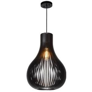 Atmooz Hanglamp Woonkamer Zwart Zita M - Rotan Hout