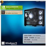 Sedatech - Pro Gaming PC Maxi Vision - Desktop Computer - AMD Ryzen 7 9700X - 32Gb DDR5 - 2Tb SSD M.2 - Windows 11
