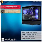 Sedatech - Advanced Gaming PC - Waterkoeling - AMD Ryzen 5 9600X - 32Gb DDR5 - 2Tb SSD M.2 - Windows 11 - Desktop computer