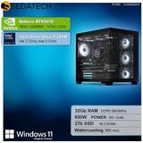 Sedatech - Pro Gaming PC - Waterkoeling - Intel Core Ultra 9 285K - Geforce RTX5070 - 32Gb DDR5 - 2Tb SSD M.2 - Windows 11 - Desktop computer
