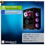 Sedatech - Advanced Gaming PC - Waterkoeling - Intel i9-14900KF 24x 3.2GHz - Geforce RTX4060 - 32Gb RAM - 1Tb SSD M.2 - Windows 11