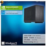 Sedatech Mini-PC Werkstation - Waterkoeling - Micro ATX - Intel i5-12600KF - Geforce RTX4060Ti - 32Gb DDR5 - 2Tb SSD - Windows 11