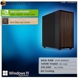Sedatech - Werkstation Premium - Desktop Computer - AMD Ryzen 7 9800X3D - Geforce RTX5090 - 64Gb DDR5 - 2Tb SSD M.2 - Windows 11