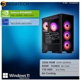 Sedatech - Advanced Gaming PC Compact - Desktop Computer - Intel i9-12900KF 16x 3.2GHz - Geforce RTX4060Ti - 32Gb RAM - 1Tb SSD M.2 - Windows 11