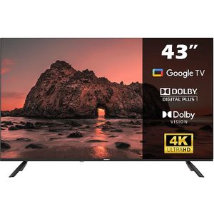 Horizon Smart TV 43 inch - 4K LED Televisie - XT Line - ULTRA HD - WiFi - Netflix - Voice Assistant - Ultra Narrow Design