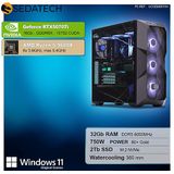 Sedatech - Advanced Gaming PC - Waterkoeling - AMD Ryzen 5 9600X - Geforce RTX5070Ti - 32Gb DDR5 - 2Tb SSD M.2 - Windows 11 - Desktop computer