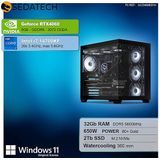 Sedatech - Pro Gaming PC - Waterkoeling - Intel i7-14700KF 20x 3.4GHz - Geforce RTX4060 - 32Gb DDR5 - 2Tb SSD M.2 - Windows 11 - Desktop computer