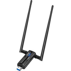 Rolio WiFi Adapter USB - 5400Mbps - WiFi 6E - Dual Antenne