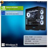Sedatech Pro Gaming PC Waterkoeling XL Vision - Desktop Computer - Intel i9-14900KF - Geforce RTX5090 - 32Gb DDR5 - 2Tb SSD M.2 - Windows 11