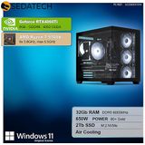 Sedatech - Advanced Gaming PC Maxi Vision - Desktop Computer - AMD Ryzen 7 9700X - Geforce RTX4060Ti - 32Gb DDR5 - 2Tb SSD M.2 - Windows 11