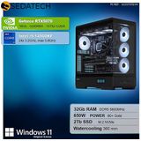 Sedatech - Advanced Gaming PC - Waterkoeling XL Vision - Intel i9-14900KF - Geforce RTX5070 - 32Gb DDR5 - 2Tb SSD M.2 - Desktop computer
