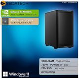 Sedatech - Silent Gaming PC - AMD Ryzen 9 7900X - Geforce RTX5070Ti - 32Gb DDR5 - 2Tb SSD M.2 - Desktop computer