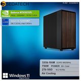 Sedatech - Werkstation Premium - Intel i9-14900KF - Geforce RTX5070Ti - 32Gb DDR5 - 2Tb SSD M.2 - Desktop computer