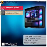 Sedatech - Advanced Gaming PC - Waterkoeling - AMD Ryzen 9 9900X3D - 32Gb DDR5 - 2Tb SSD M.2 - Desktop computer