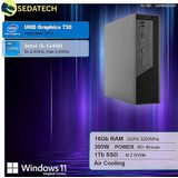 Sedatech Mini-PC Werkstation ITX - Intel i5-12400 - 16Gb RAM - 1Tb SSD - Windows 11 - Desktop computer