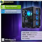 Sedatech - Advanced Gaming PC - Intel i5-14600KF - Geforce RTX4060Ti - 32Gb DDR5 - 2Tb SSD M.2 - Desktop computer